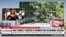 Apagão em SP: Nunes e Tarcísio se reúnem com Alexandre Silveira