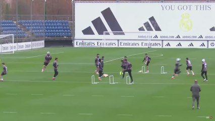 Entrenamiento completo del Real Madrid previo al Talavera de la Reina vs Real Madrid | Copa del Rey