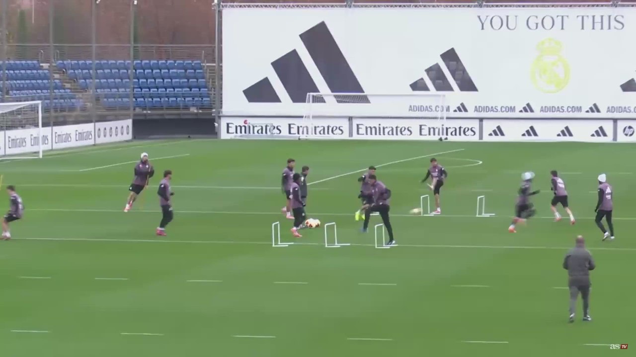 Entrenamiento completo del Real Madrid previo al Talavera de la Reina vs Real Madrid | Copa del Rey