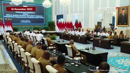 [FULL] Prabowo Janjikan Percepatan Pembangunan Papua saat Beri Arahan ke Kepala Daerah se-Papua