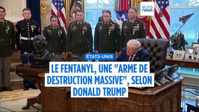 Le fentanyl était une arme de destruction massive , selon Donald Trump