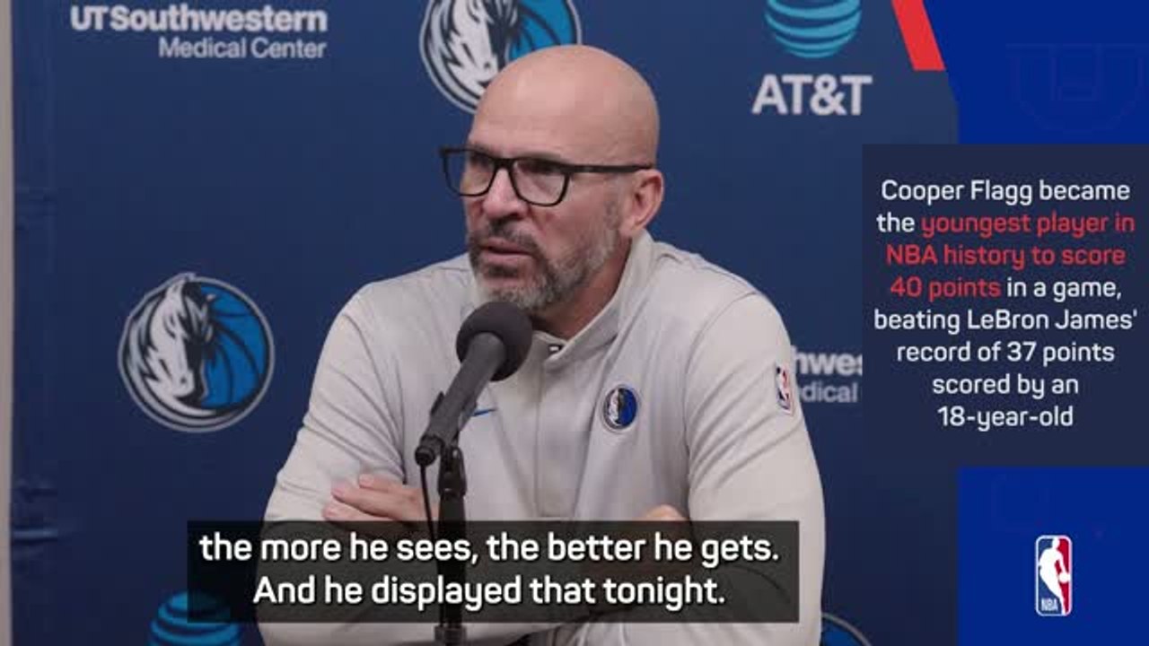 Kidd raves about Flagg as he breaks LeBron Jame...