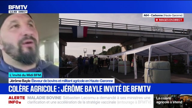 Dermatose nodulaire: Si on ne vaccine que dans 15 jours (...) on va abattre tous nos animaux , affirme Jérôme Bayle, éleveur de bovins et militant agricole en Haute-Garonne