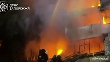 Ucraina, droni attaccano Zaporizhzhia, incendio in un palazzo