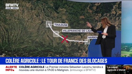 Colère agricole: du nord au sud, tour de France des blocages