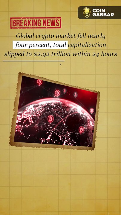 Crypto Market Falls as Bitcoin, Ethereum & Solana Face Heavy Selling