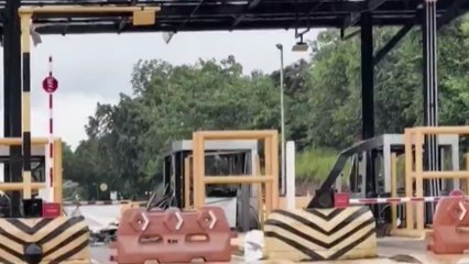 Ofrecen millonaria recompensa por los responsables del atentado al peaje de La Lizama, vía a Barrancabermeja