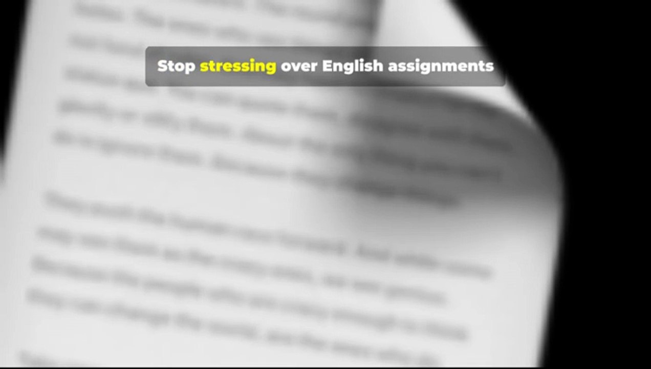 Professional English Assignment Help for Academic Success