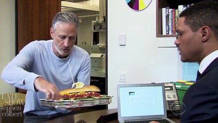 'The Daily Show' Reunited on 'The Late Show With Stephen Colbert' | THR News