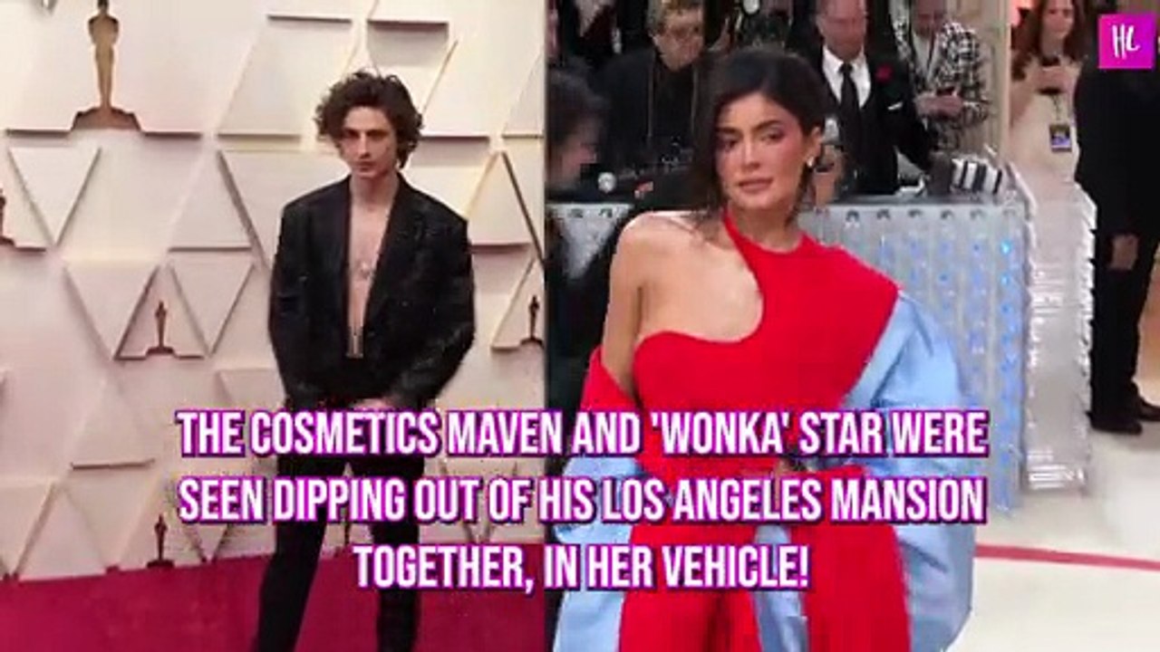 Kylie Jenner & Timothee Chalamet Spotted Leaving His L.A. Mansion As Rumored Romance Escalates