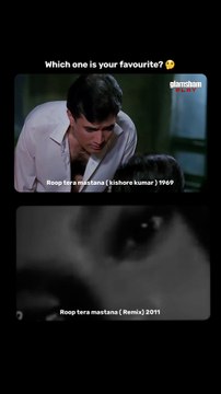 Two eras, one timeless tune 🎶 the soul of Roop Tera Mastana never fades. Which version has your heart? 🤍 #glamsham #roopteramastana #kishorekumar #bollywoodclassic #oldisgold #vintagesongs #bollywoodmusic #timelessmelody #musiclovers #thenandnow {glam