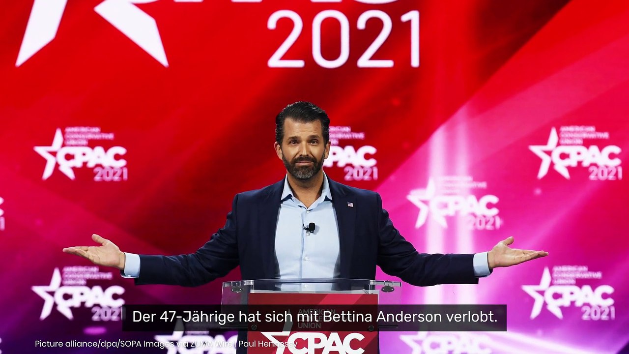 Sie ist 'das glücklichste Mädchen der Welt': Donald Trump Jr. verkündet Verlobung