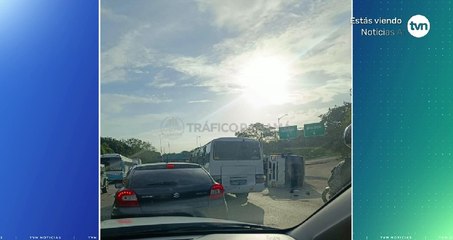 Unos 28 heridos deja accidente de dos buses en puente de las Américas