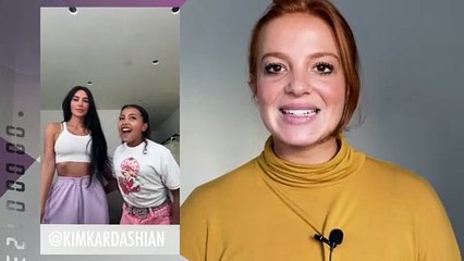 Kim Kardashian & North West Make A Hilarious Trending Tiktok Video