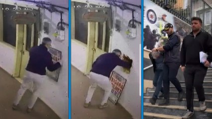 Ofis kiralayıp duvarı deldiler; 40 bin dolarlık saati çalıp kaçtılar