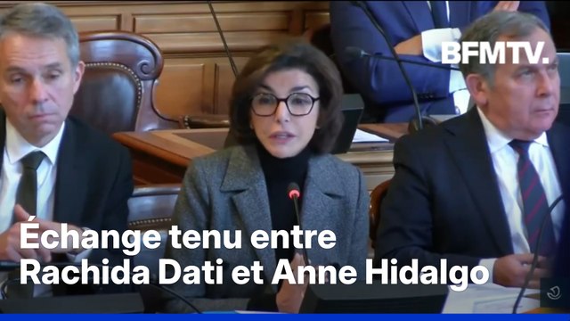 On se détend : échange tendu entre Rachida Dati et Anne Hidalgo au Conseil de Paris