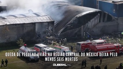 Queda de pequeno avião na região central do México deixa pelo menos seis mortos