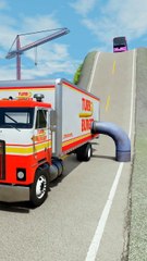 Realistic BeamNG Drive car crash physics. Watch in