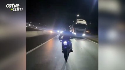 Empinadas, acrobacias e risco: vídeos de motociclistas motivam operação no Paraná