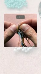 Handmade Colorful Beads Bracelet | Satisfying Bracelet Making Video