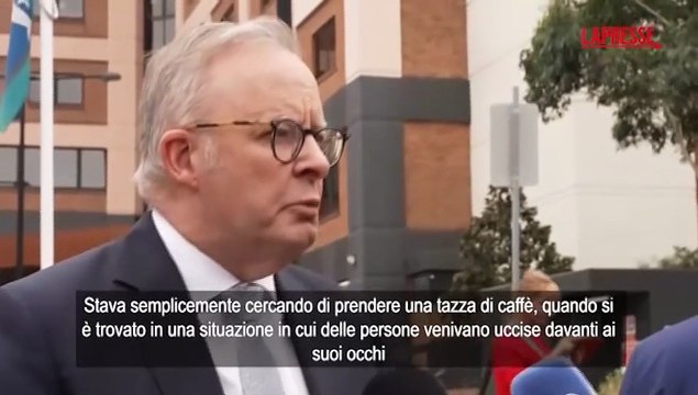 Sydney, premier australiano in visita ad Ahmed al Ahmed: ? un vero eroe, fonte di coraggio per tutti noi