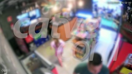 Imagens mostram discussão entre casal antes de confusão em bar em Cascavel