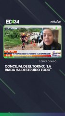 Concejal de El Torno: "la riada ha destruído todo"