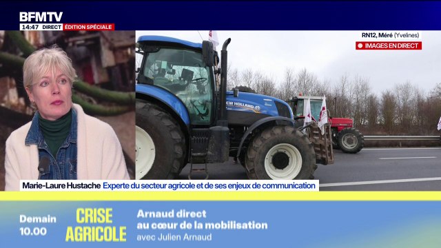 Crise agricole: Marie-Laure Hustache, experte du secteur agricole, évoque un choc des cultures entre les agriculteurs et un monde technocratique