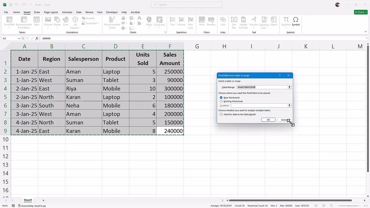 Microsoft Excel 81 Creating PivotCharts