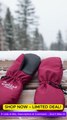 Children Toddlers Mittens Thinsulate Fleece https://amzn.to/3MAJoQx | Warm & Cozy Winter Gloves