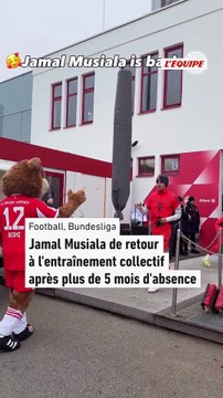 Jamal Musiala de retour à l'entraînement collectif du Bayern Munich après plus de 5 mois d'absence - Foot - Bundesliga - Bayern