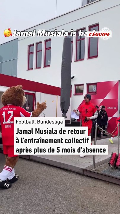 Jamal Musiala de retour à l'entraînement collectif du Bayern Munich après plus de 5 mois d'absence - Foot - Bundesliga - Bayern