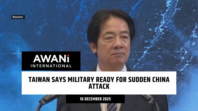 Taiwan says military ready for sudden china attack