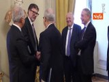 Mattarella riceve Meloni e i Ministri in vista del Consiglio Europeo