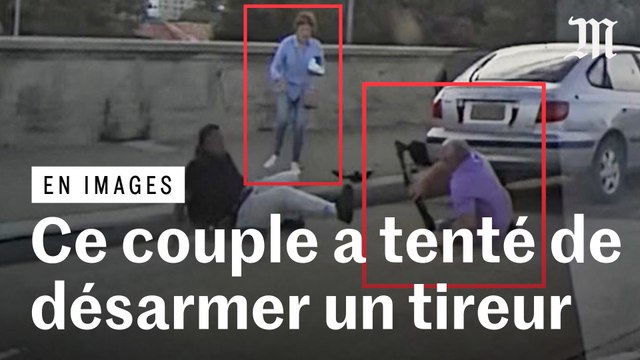 Attentat en Australie : les images de ce couple qui a tenté de désarmer un tireur