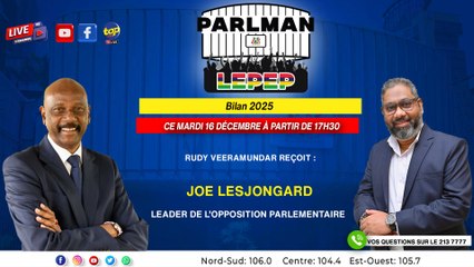 Parlement Lepep: Rudy Veeramundar reçoit Joe Lesjongard – Leader de l’Opposition Parlementaire