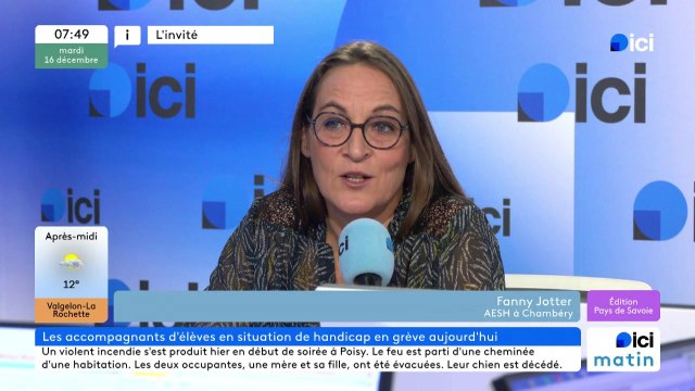 Je suis en grève car être AESH, c'est un vrai métier , témoignage de Fanny Jotter