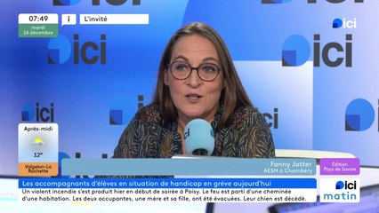 "Je suis en grève car être AESH, c'est un vrai métier", témoignage de Fanny Jotter