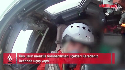 Rus uzun menzilli bombardıman uçakları Karadeniz üzerinde uçuş yaptı
