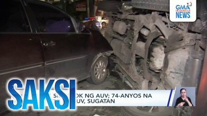 SUV, sinalpok ng AUV; 74-anyos na driver ng SUV, sugatan | Saksi