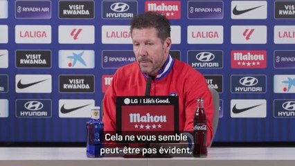 Atlético de Madrid - Simeone refuse de galvauder la Coupe du Roi