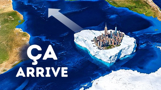 Le plus grand iceberg de la Terre se dirige vers l'océan Atlantique