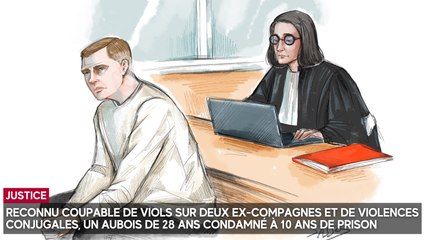 Reconnu coupable de viols sur deux ex-compagnes et de violences conjugales, un Aubois condamné à 10 ans de prison