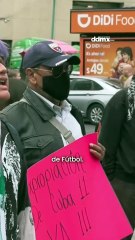 Manifestantes en Ciudad de México denuncian desalojos acelerados por el Mundial