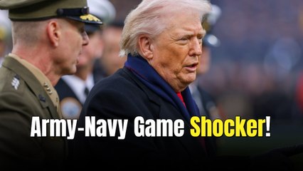 Army–Navy Crowd Goes Wild for Trump as He’s Introduced for the Coin Toss