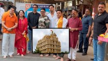 Team Border 2: Ahan Shetty, Bhushan Kumar, Nidhi Dutta At Siddhivinayak Mandir To Seek Ganpati Bappa's Blessings