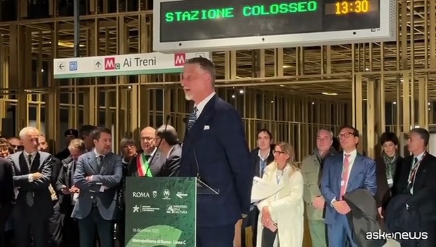 Giuli: Futuro impaziente, bellissimo segnale nuove stazioni Metro C