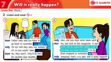 FAMILY AND FRIENDS 4 - Unit 7: WILL IT REALLY HAPPEN