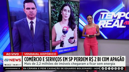 Apagão em SP: Comércio e Serviços perdem R$ 2 bilhões com falta de energia | TEMPO REAL