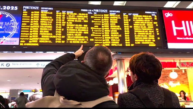 Caos a Roma Termini, treni con ore di ritardo